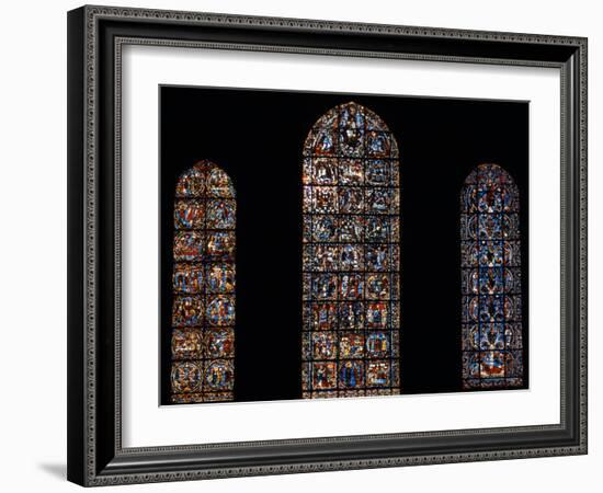 Stained Glass Window, Chartres Cathedral, France-Pol M.R. Maeyaert-Framed Photographic Print