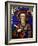 Stained Glass Window of St. Luke at Collegiale Notre-Dame Des Marais, France, Europe-Godong-Framed Photographic Print