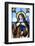 Stained glass window of St. Therese of Lisieux, Shrine of Our Lady of La Salette-Godong-Framed Photographic Print