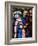 Stained Glass Window of Virgin Mary at Collegiale Notre-Dame Des Marais, Rhones-Alpes, France-Godong-Framed Photographic Print