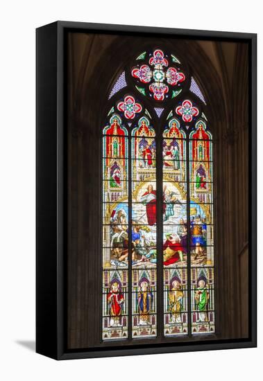 Stained-Glass Window-G and M Therin-Weise-Framed Premier Image Canvas