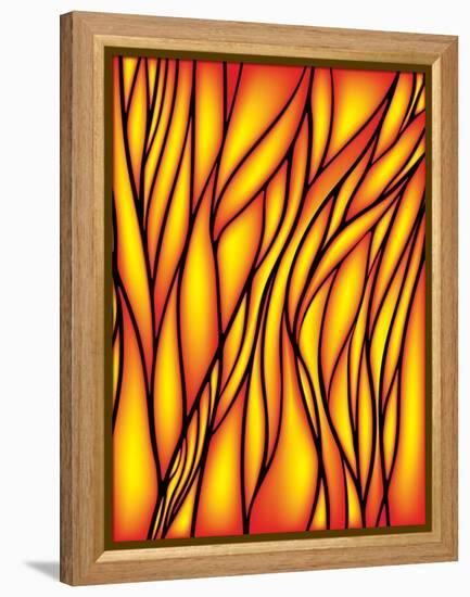 Stained Glass Window-epic44-Framed Stretched Canvas