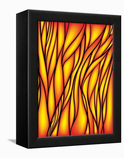 Stained Glass Window-epic44-Framed Stretched Canvas