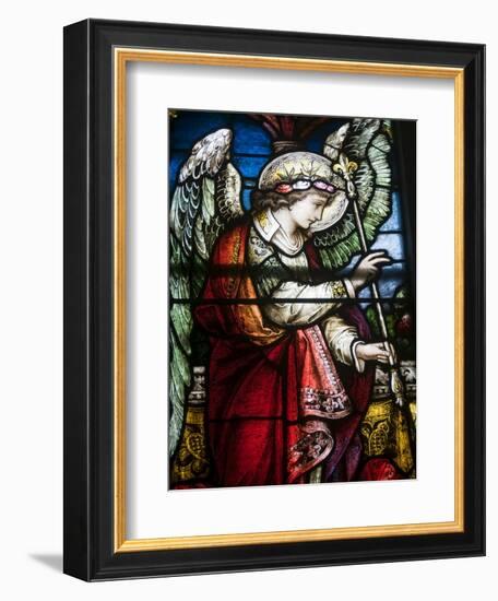 Stained Glass Windows By Harry Clarke, Diseart Institute of Education and Celtic Culture-null-Framed Photographic Print