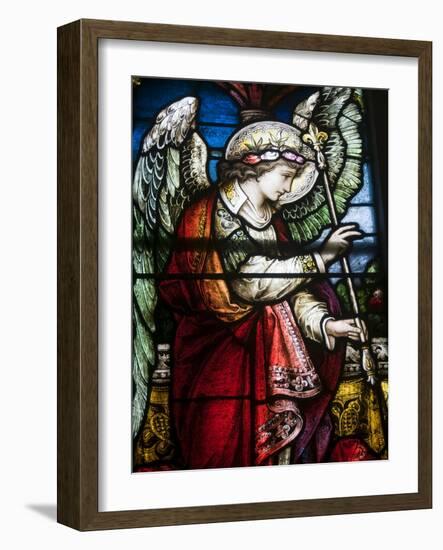 Stained Glass Windows By Harry Clarke, Diseart Institute of Education and Celtic Culture-null-Framed Photographic Print