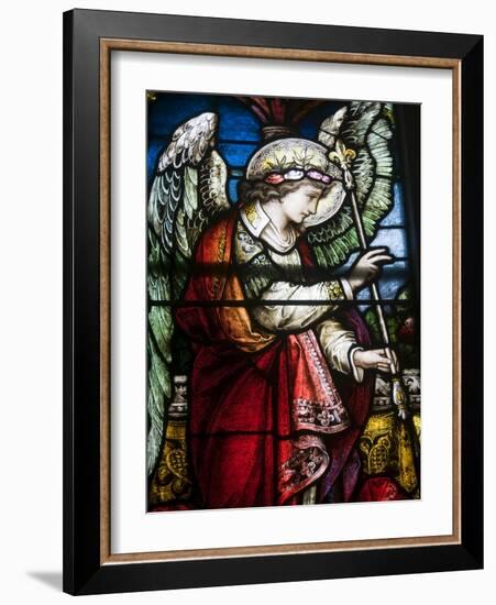 Stained Glass Windows By Harry Clarke, Diseart Institute of Education and Celtic Culture-null-Framed Photographic Print