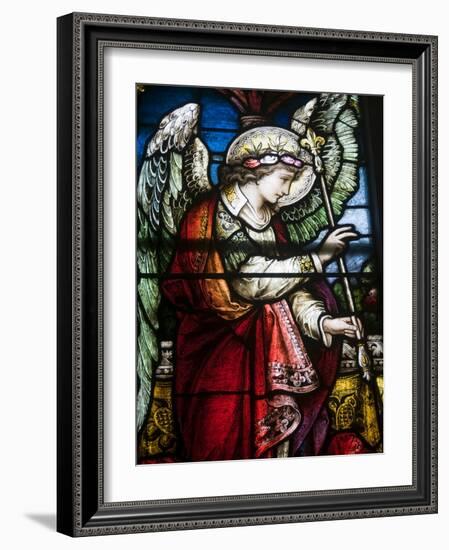 Stained Glass Windows By Harry Clarke, Diseart Institute of Education and Celtic Culture-null-Framed Photographic Print