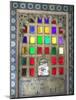 Stained Glasses in City Palace, Udaipur, Rajasthan, India-Keren Su-Mounted Photographic Print