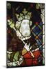 Stained thirteenth century glass image of King Cnut (985/95-1035). Artist: Unknown-Unknown-Mounted Giclee Print