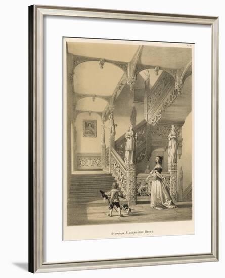 Staircase, Aldermaston, Berks-Joseph Nash-Framed Giclee Print