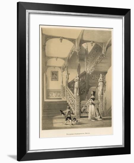 Staircase, Aldermaston, Berks-Joseph Nash-Framed Giclee Print