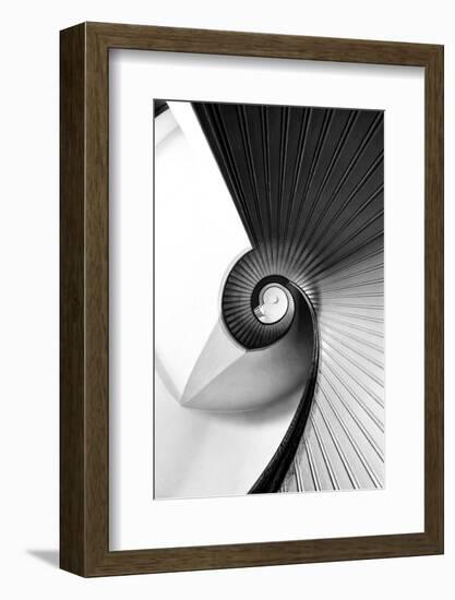 Staircase at Old Point Loma Lighthouse at Cabrillo National Monument-Andrew Shoemaker-Framed Photographic Print