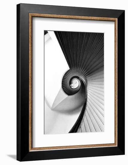 Staircase at Old Point Loma Lighthouse at Cabrillo National Monument-Andrew Shoemaker-Framed Photographic Print