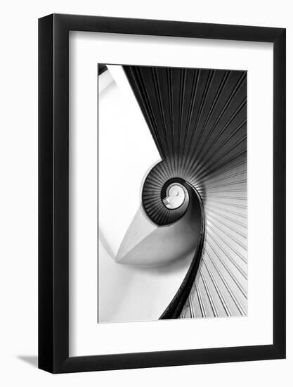Staircase at Old Point Loma Lighthouse at Cabrillo National Monument-Andrew Shoemaker-Framed Photographic Print