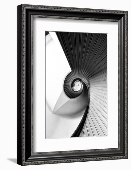 Staircase at Old Point Loma Lighthouse at Cabrillo National Monument-Andrew Shoemaker-Framed Photographic Print