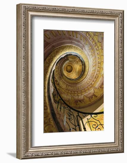 Staircase Between Church and Library. Melk Abbey. Melk. Austria-Tom Norring-Framed Photographic Print