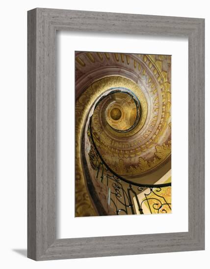 Staircase Between Church and Library. Melk Abbey. Melk. Austria-Tom Norring-Framed Photographic Print