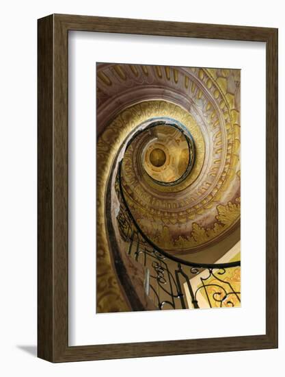 Staircase Between Church and Library. Melk Abbey. Melk. Austria-Tom Norring-Framed Photographic Print