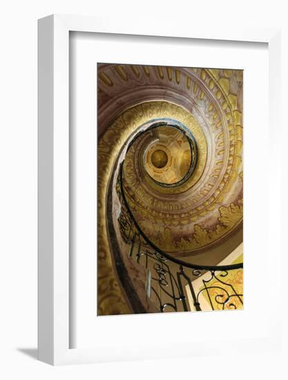 Staircase Between Church and Library. Melk Abbey. Melk. Austria-Tom Norring-Framed Photographic Print