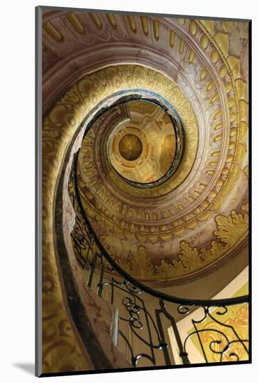 Staircase Between Church and Library. Melk Abbey. Melk. Austria-Tom Norring-Mounted Photographic Print