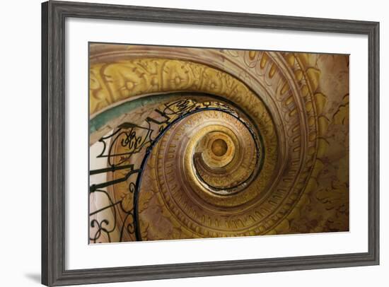 Staircase Between Church and Library. Melk Abbey. Melk. Austria-Tom Norring-Framed Photographic Print