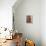 Staircase Decorated with Flower Pots, Santa Fe, New Mexico-Nancy & Steve Ross-Framed Premier Image Canvas displayed on a wall