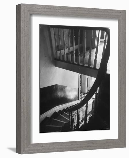 Staircase in Landmark Home-Alfred Eisenstaedt-Framed Photographic Print