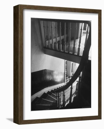 Staircase in Landmark Home-Alfred Eisenstaedt-Framed Photographic Print