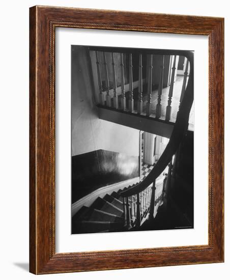 Staircase in Landmark Home-Alfred Eisenstaedt-Framed Photographic Print