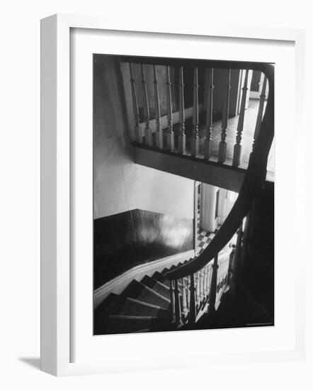 Staircase in Landmark Home-Alfred Eisenstaedt-Framed Photographic Print