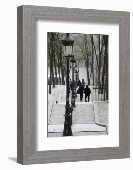 Staircase in Montmartre, Paris, France, Europe-Godong-Framed Photographic Print