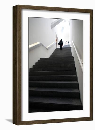 Staircase in the Jewish Museum Berlin-Felipe Rodriguez-Framed Photographic Print