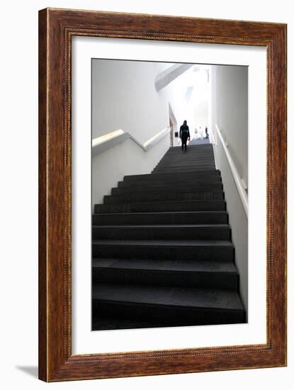 Staircase in the Jewish Museum Berlin-Felipe Rodriguez-Framed Photographic Print