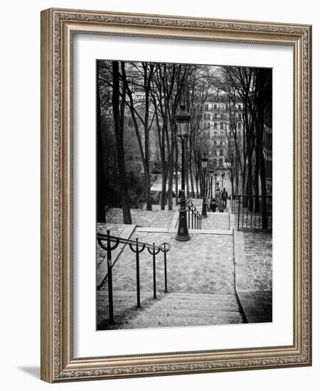 Staircase Montmartre - Paris - France-Philippe Hugonnard-Framed Photographic Print