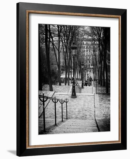 Staircase Montmartre - Paris - France-Philippe Hugonnard-Framed Photographic Print