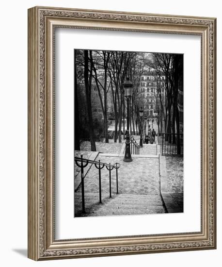 Staircase Montmartre - Paris - France-Philippe Hugonnard-Framed Photographic Print