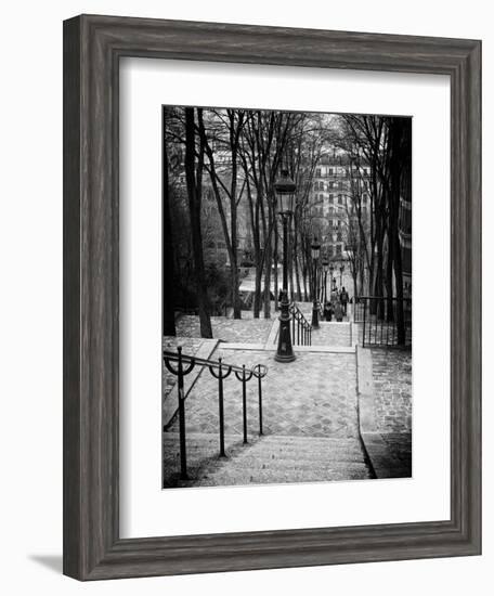 Staircase Montmartre - Paris - France-Philippe Hugonnard-Framed Photographic Print