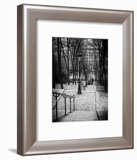 Staircase Montmartre - Paris - France-Philippe Hugonnard-Framed Photographic Print