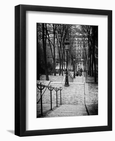 Staircase Montmartre - Paris - France-Philippe Hugonnard-Framed Photographic Print