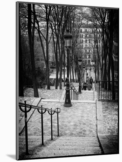 Staircase Montmartre - Paris - France-Philippe Hugonnard-Mounted Photographic Print