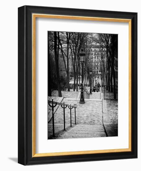 Staircase Montmartre - Paris - France-Philippe Hugonnard-Framed Photographic Print