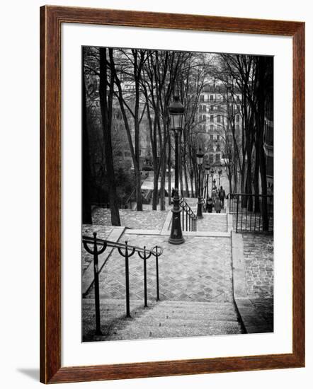 Staircase Montmartre - Paris - France-Philippe Hugonnard-Framed Photographic Print