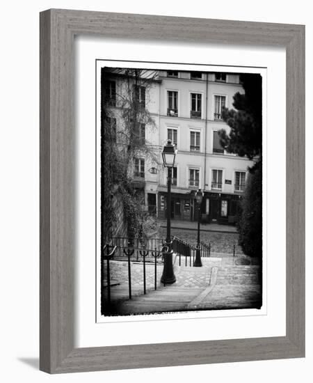 Staircase Montmartre - Paris - France-Philippe Hugonnard-Framed Photographic Print