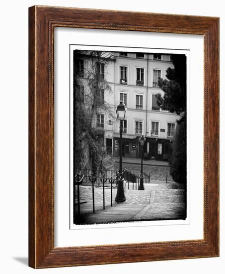 Staircase Montmartre - Paris - France-Philippe Hugonnard-Framed Photographic Print