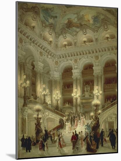 Staircase of Paris Opera, 1877-Louis Beroud-Mounted Giclee Print