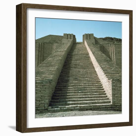 Staircase on Ziggurat, Ruins of Ur, Iraq, Middle East-Richard Ashworth-Framed Photographic Print