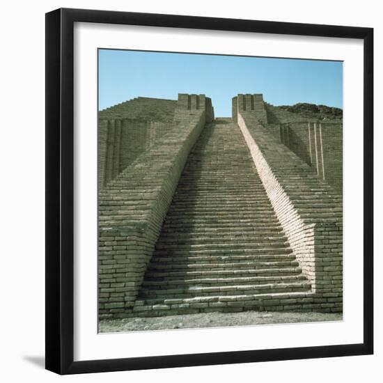 Staircase on Ziggurat, Ruins of Ur, Iraq, Middle East-Richard Ashworth-Framed Photographic Print