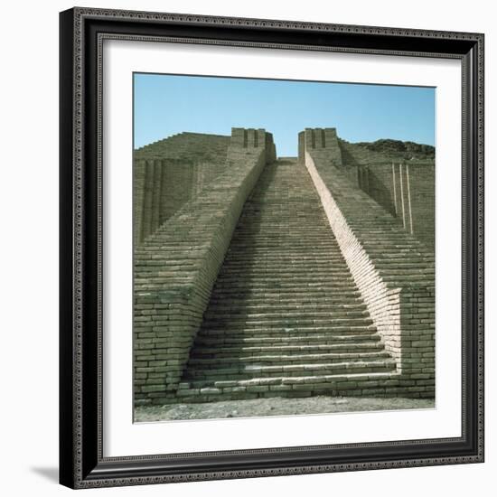 Staircase on Ziggurat, Ruins of Ur, Iraq, Middle East-Richard Ashworth-Framed Photographic Print