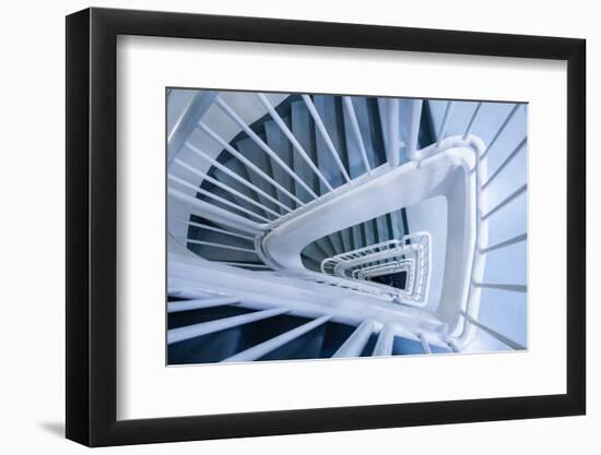 Staircase, Reykjavik Library, Reykjavik, Iceland-null-Framed Photographic Print