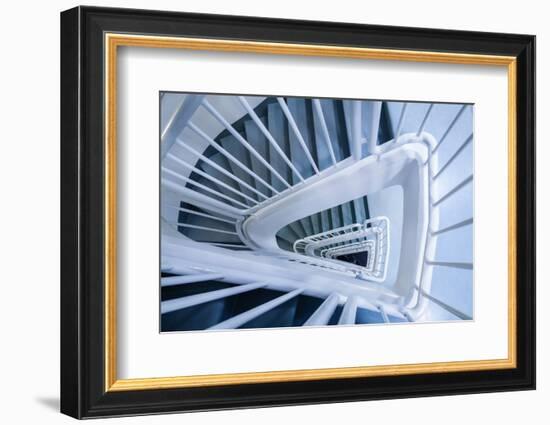 Staircase, Reykjavik Library, Reykjavik, Iceland-null-Framed Photographic Print